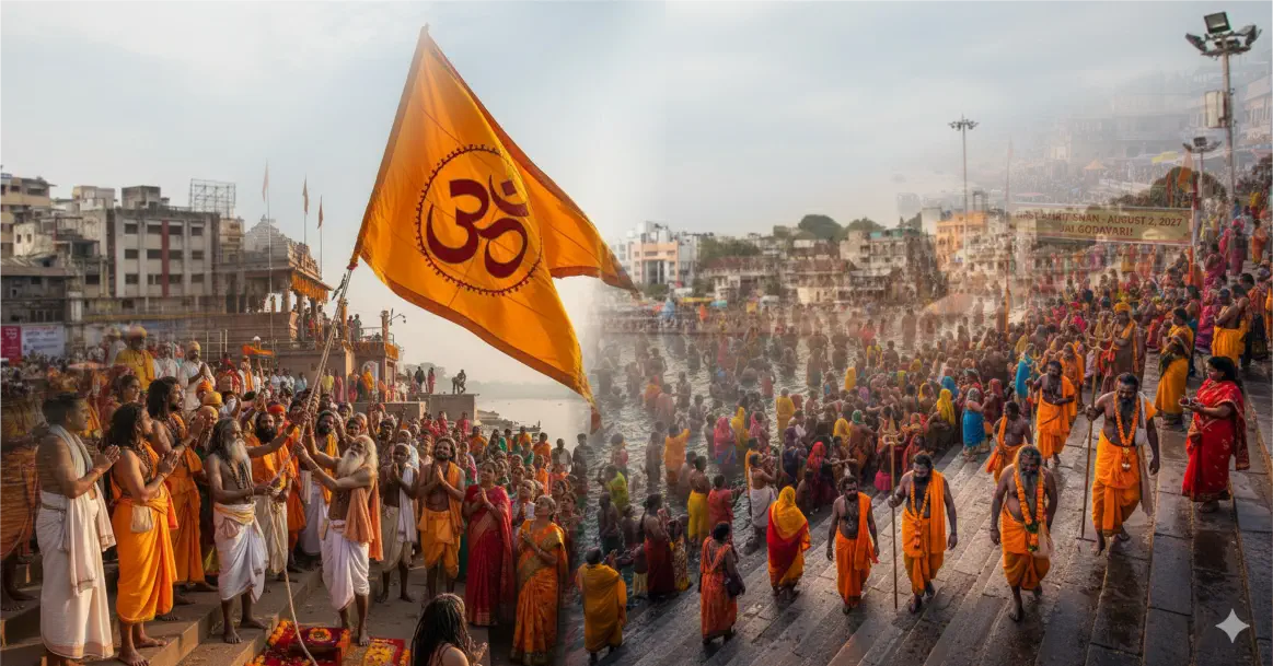 Nashik Kumbh Mela 2026: Official Dhwajarohan (Flag Hoisting) Date & Timings